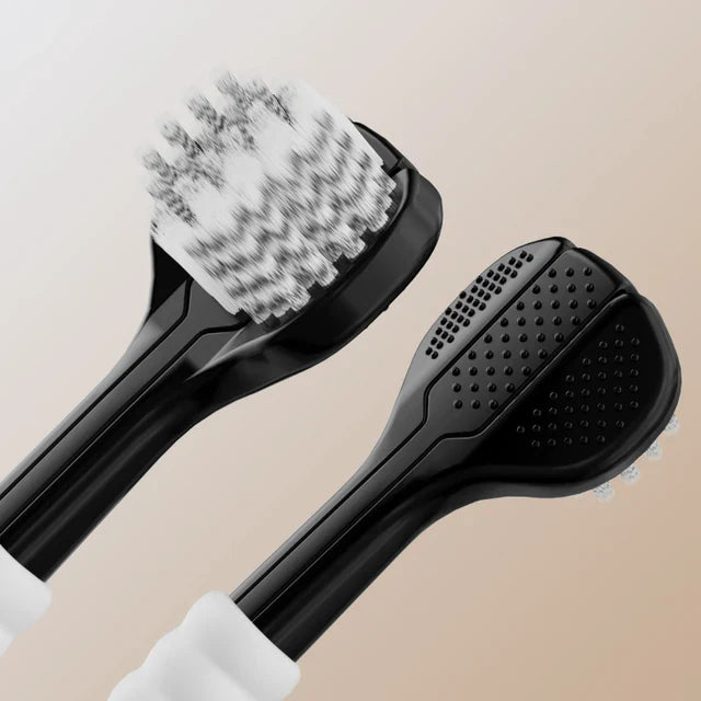 LOT de 4 Brosse à Dents à Trois Têtes