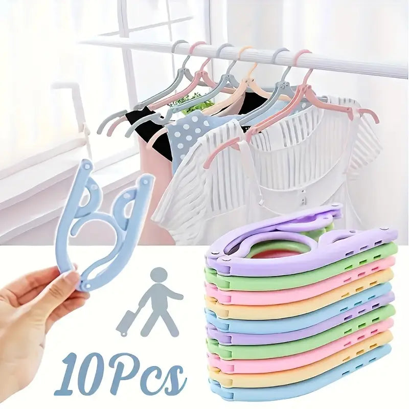 LOT DE 10 CINTRES PLIABLE 4-en-1