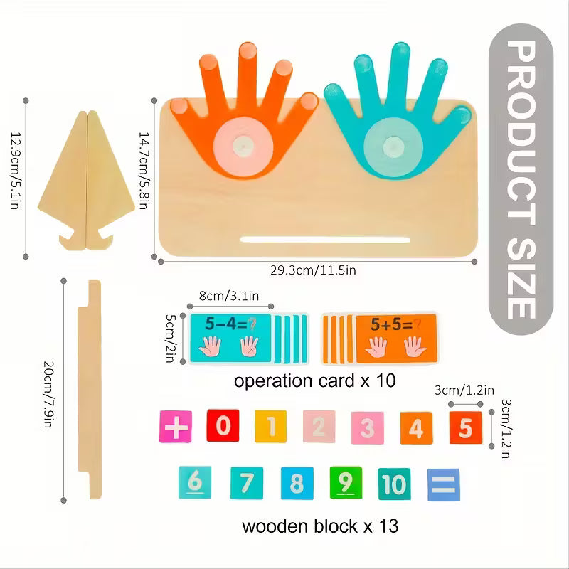 Jeu de calcul en bois pour enfants