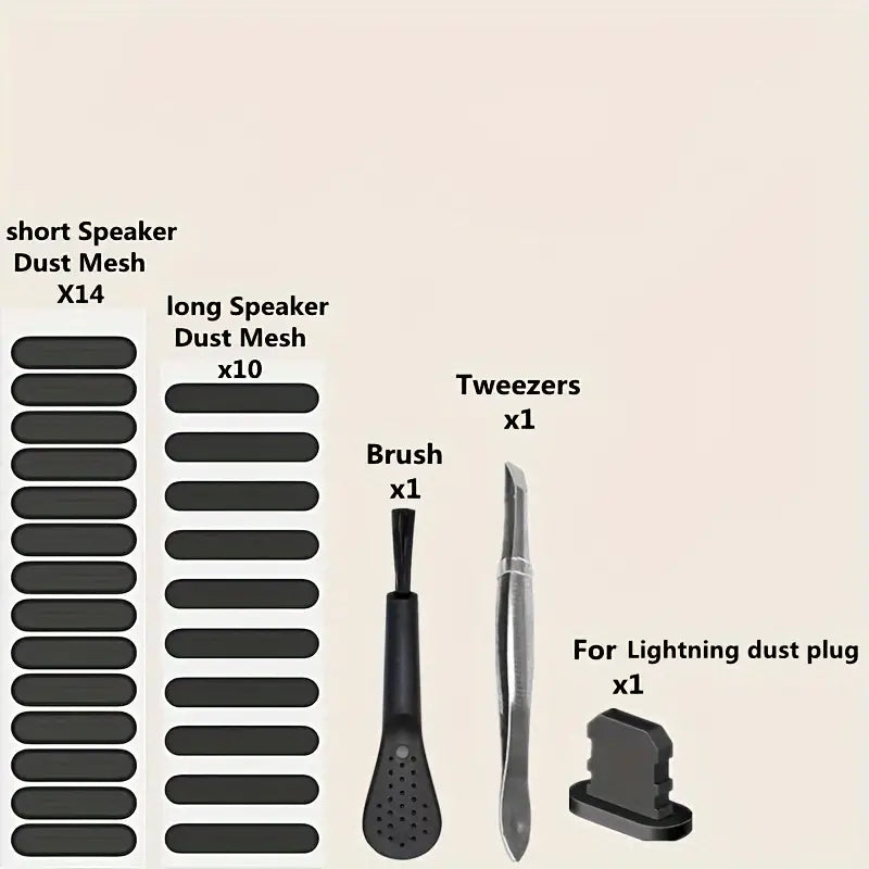 KIT Protecteur anti-poussière pour haut-parleur de téléphone