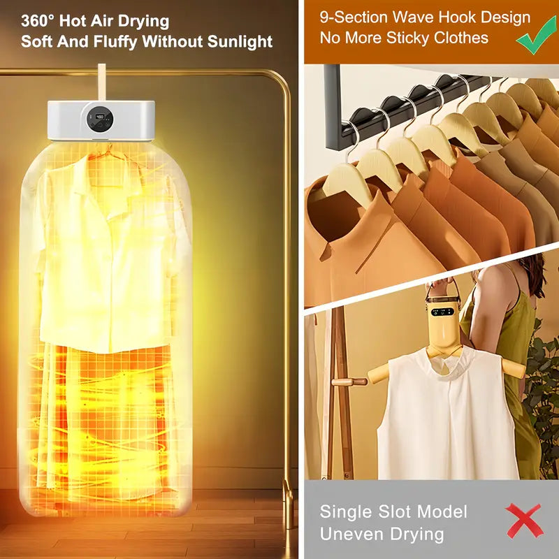 Sèche-linge Électrique Pliable haute puissance