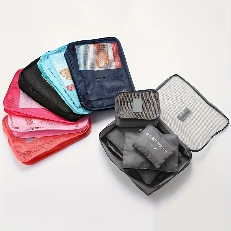 6pcs Sac de Rangement de Voyage