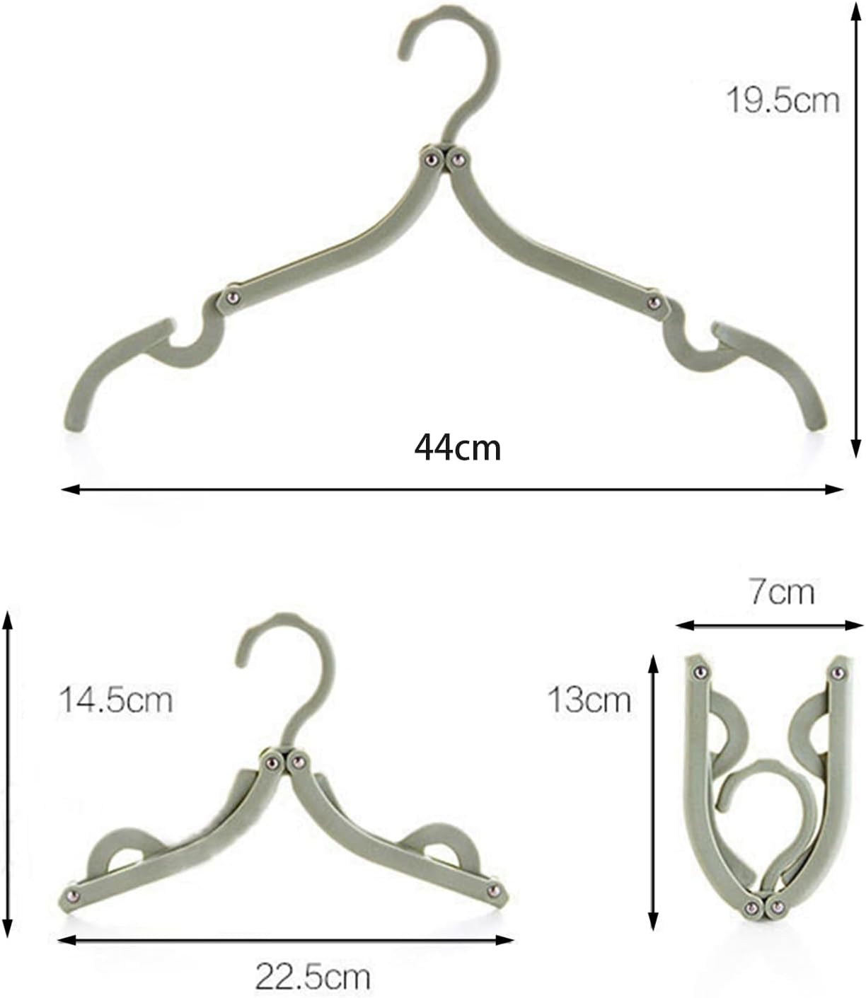 LOT DE 10 CINTRES PLIABLE 4-en-1