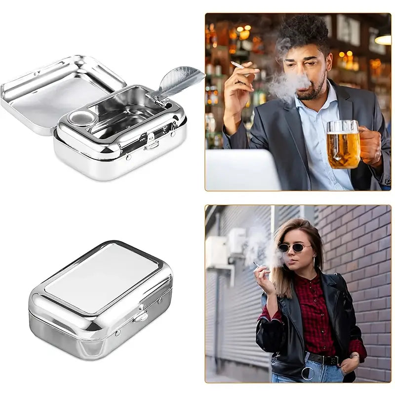 Cendrier de Poche Métallique