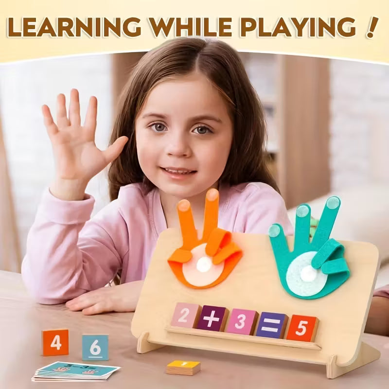 Jeu de calcul en bois pour enfants