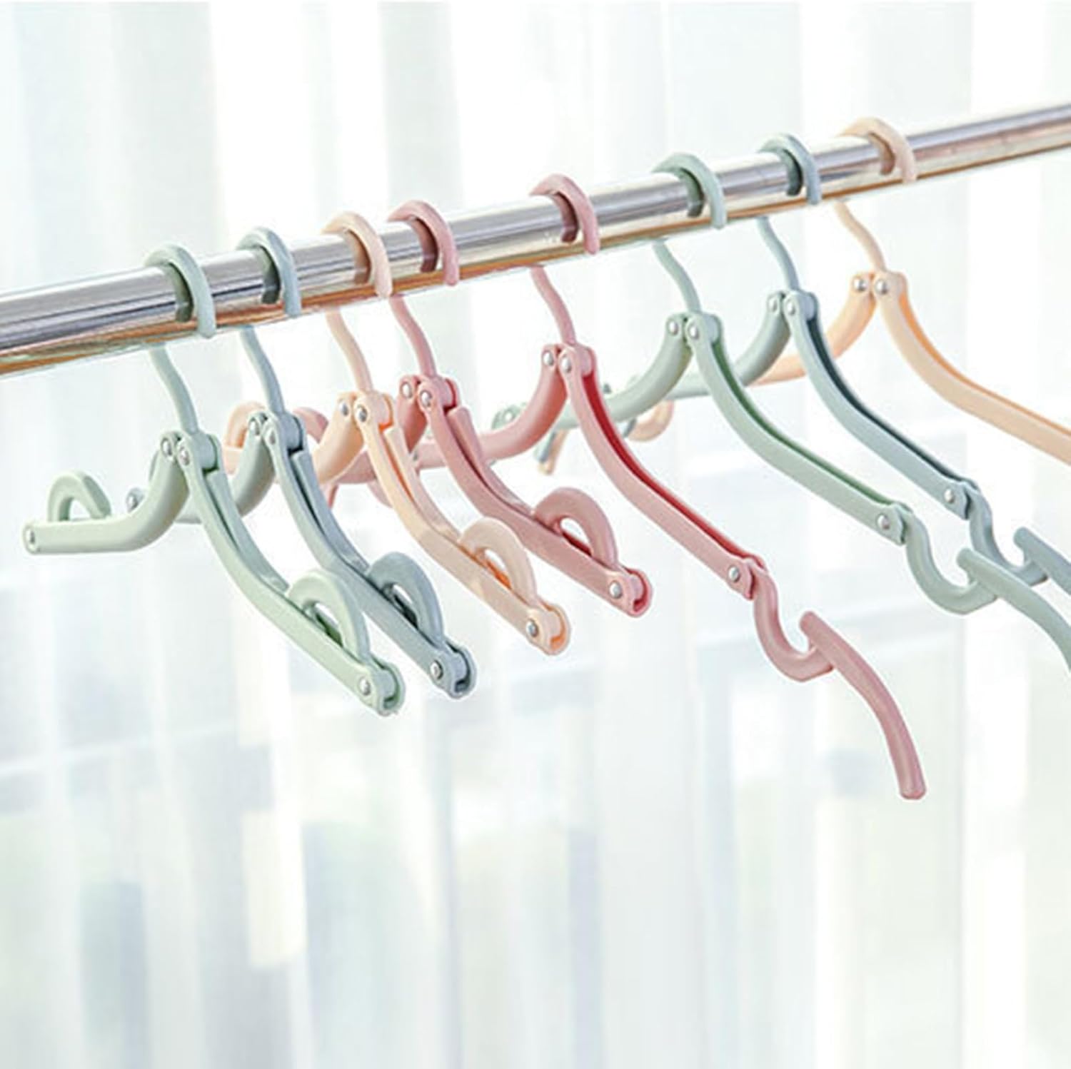 LOT DE 10 CINTRES PLIABLE 4-en-1