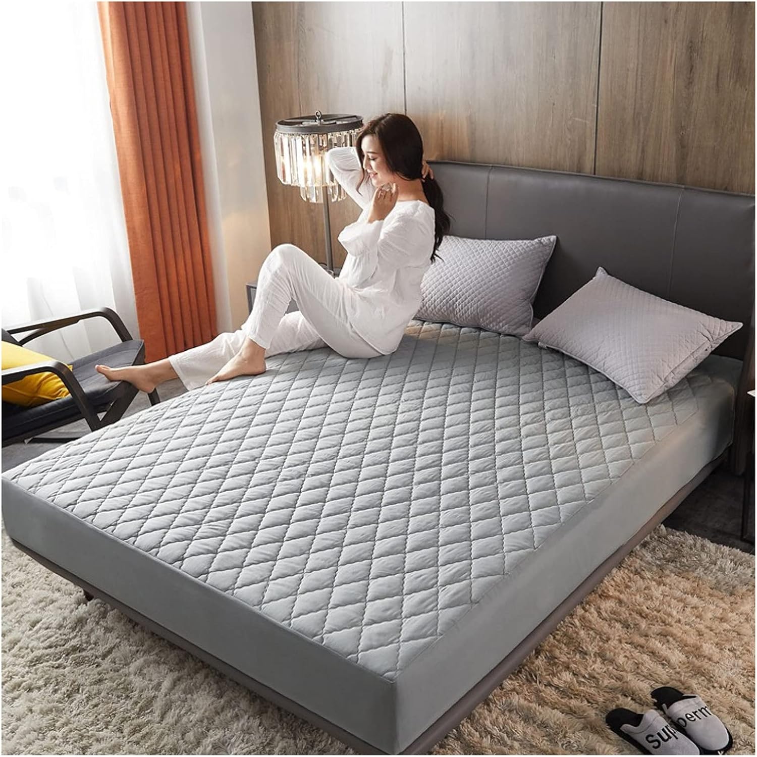 Protège-matelas imperméable et respirant