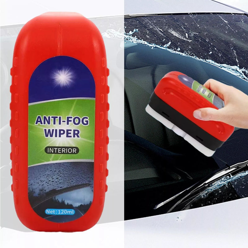 Kit d'essuie-glace antibuée avec éponge d'application