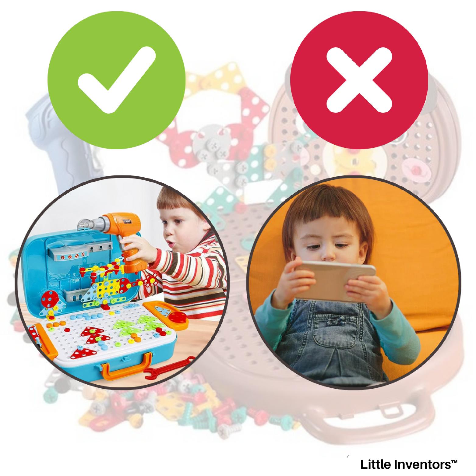 Offre du Dernier Jour | Ensemble de Perceuse Électrique 3D pour Enfants Little Inventors™ | Ensemble Complet