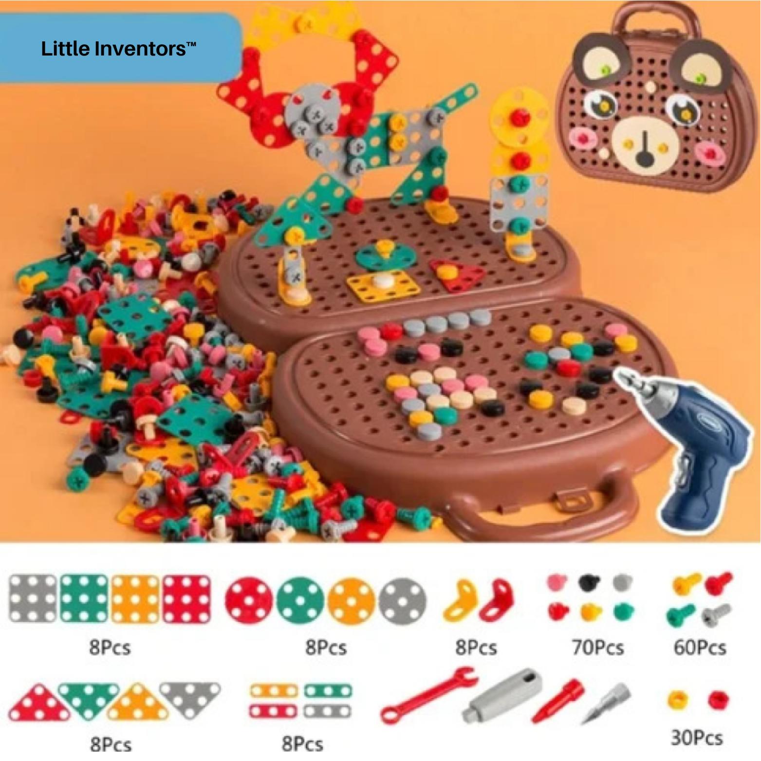 Offre du Dernier Jour | Ensemble de Perceuse Électrique 3D pour Enfants Little Inventors™ | Ensemble Complet