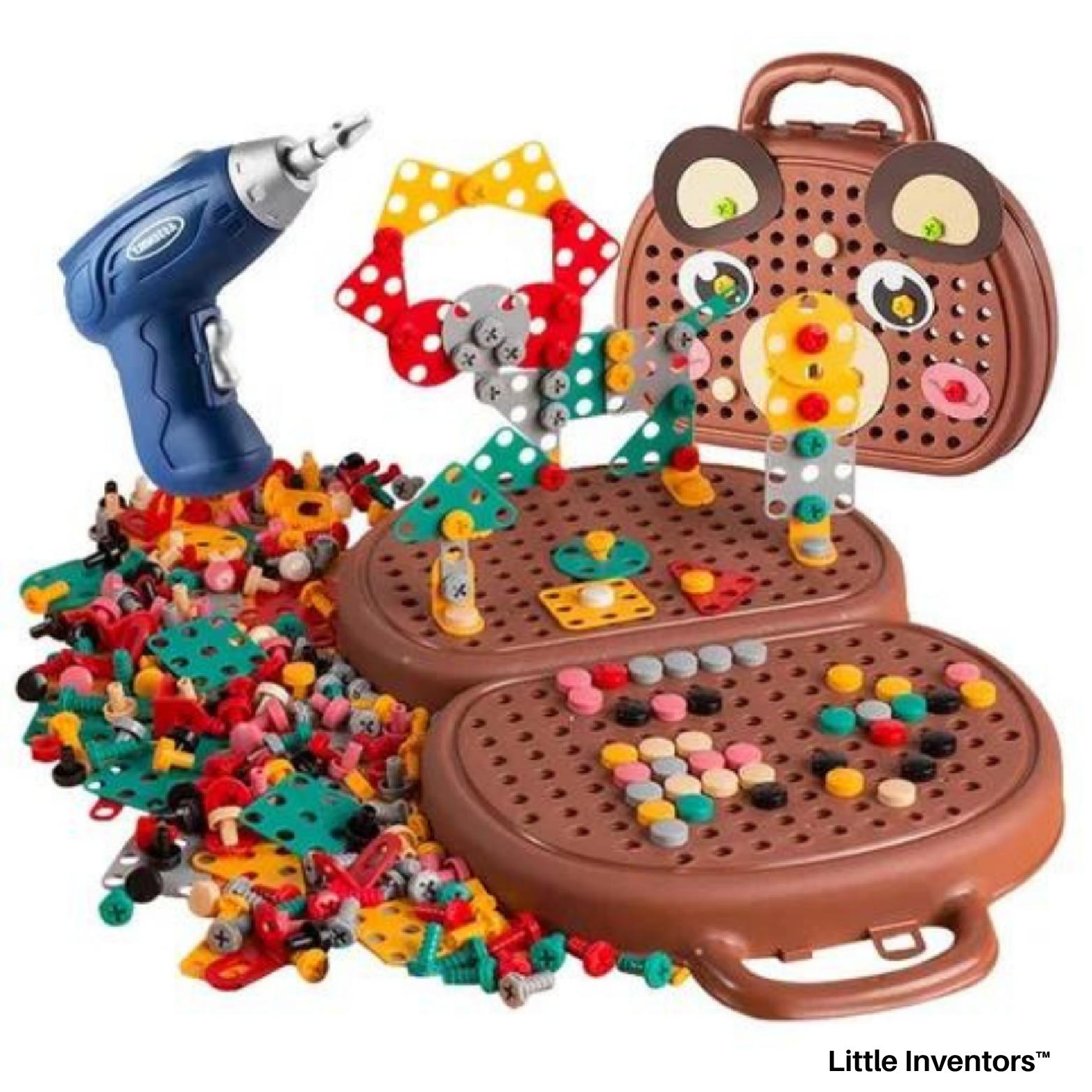 Offre du Dernier Jour | Ensemble de Perceuse Électrique 3D pour Enfants Little Inventors™ | Ensemble Complet