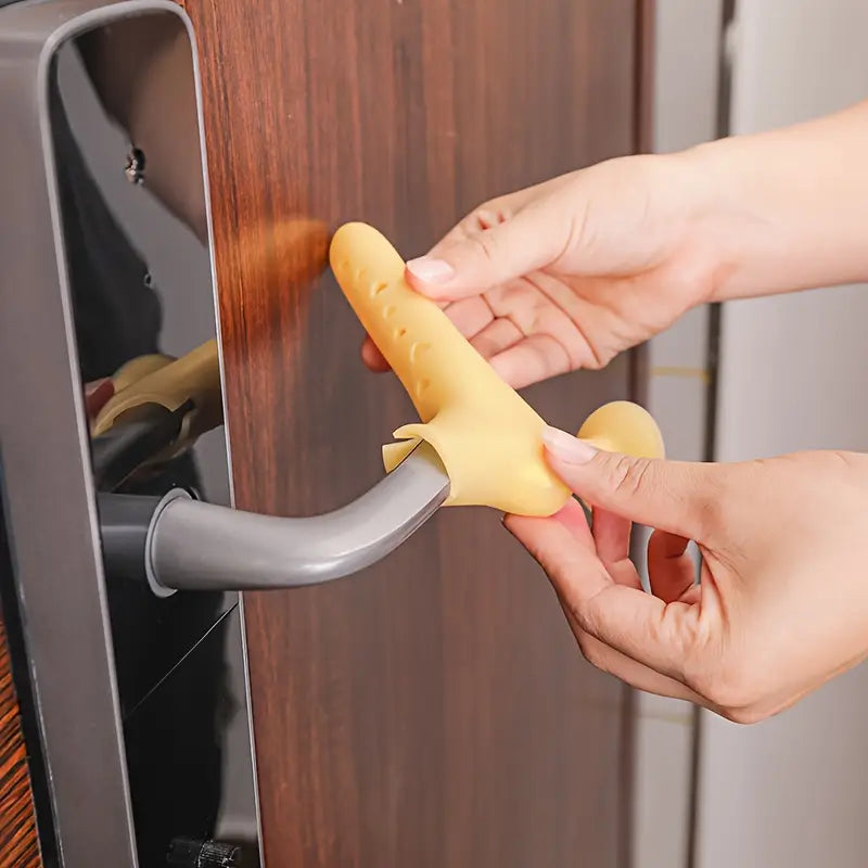 4 Pièces Protecteurs de Poignée de Porte en Silicone