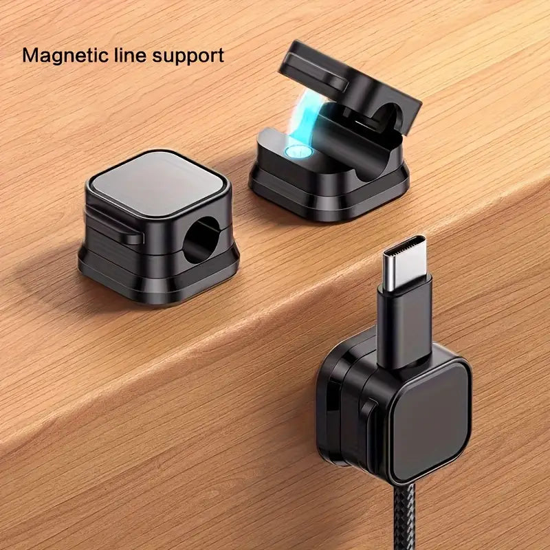 LOT DE 6 Clips magnétiques pour câbles