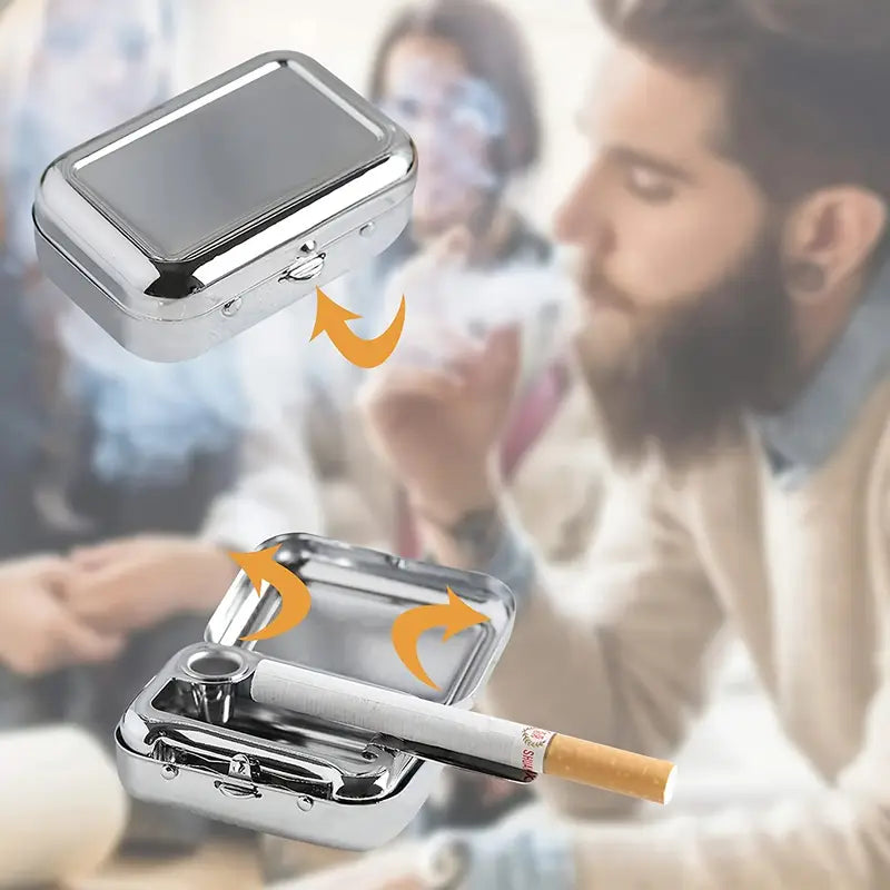 Cendrier de Poche Métallique