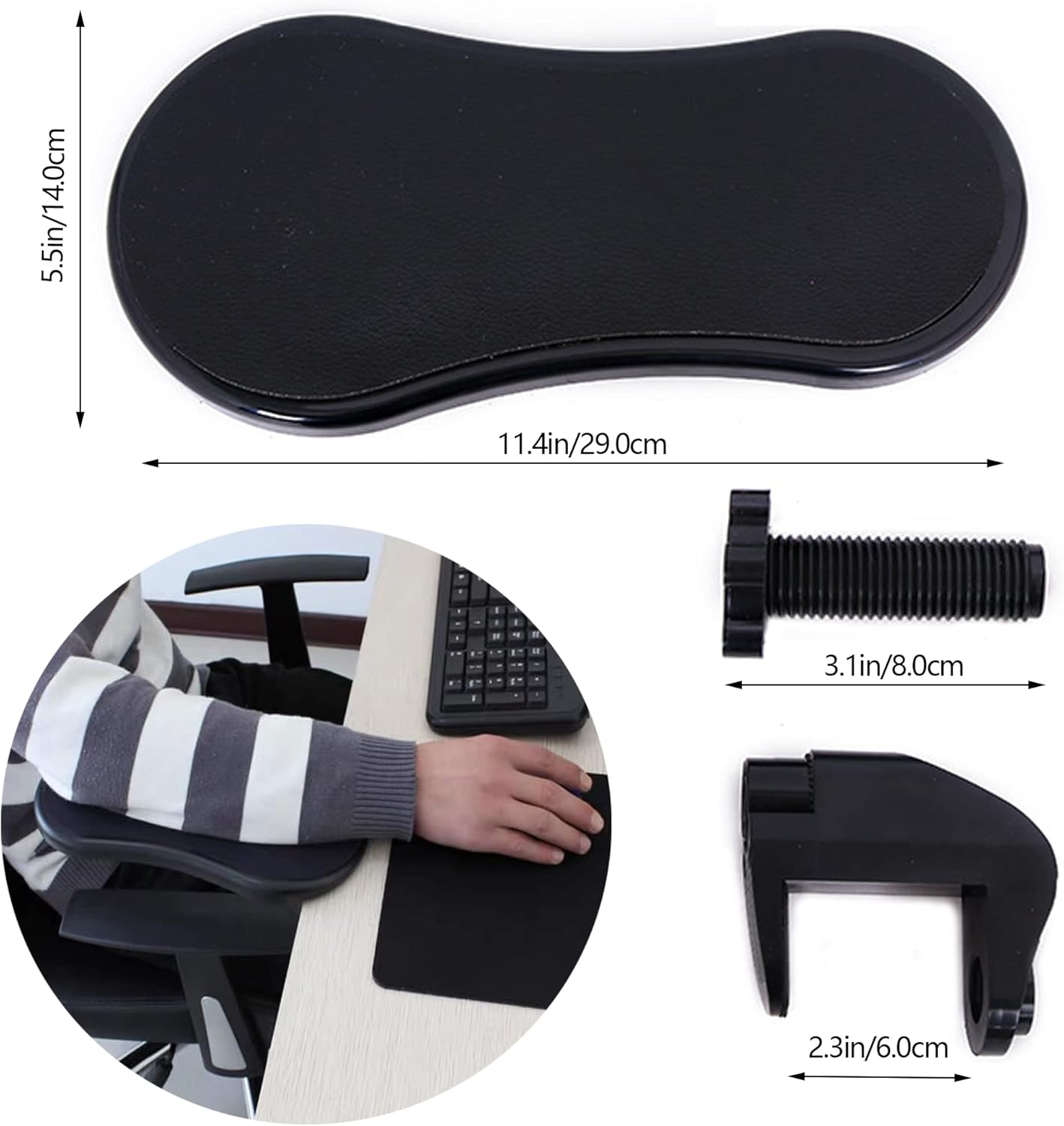 Repose-bras Ergonomique à Clipser – Confort & Productivité au Bureau