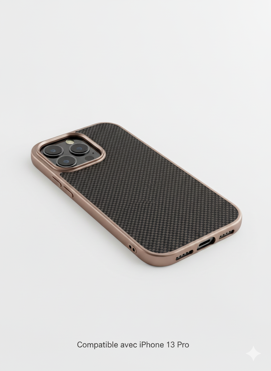 Coque Carbone "Élégance Suprême"