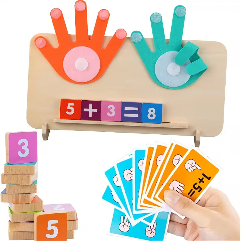 Jeu de calcul en bois pour enfants